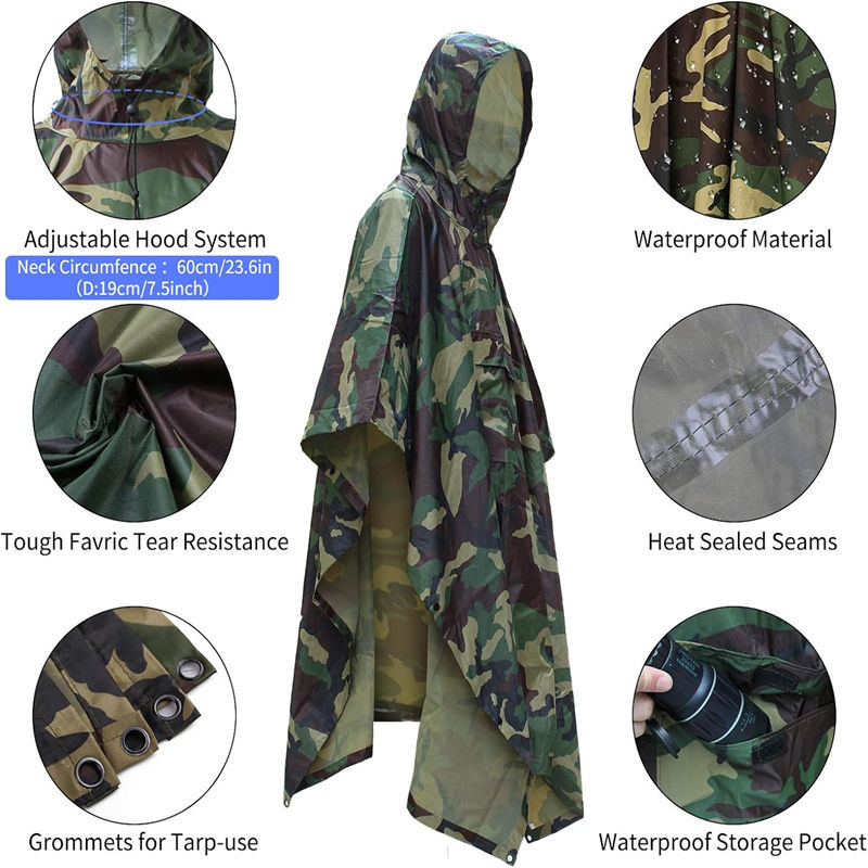 Outdoor Survival High Quality Raincoats