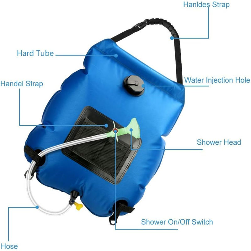 Rescue Equipment Eco-friendly Solar Shower bag