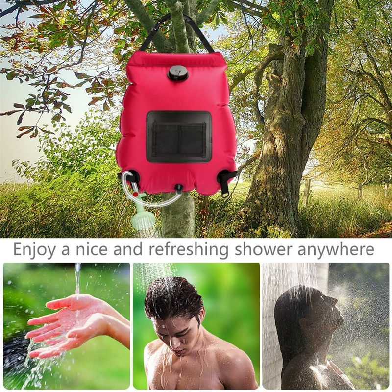 Carry easily Rescue Equipment Solar Shower bag