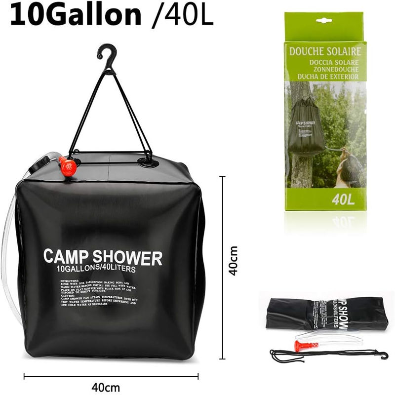 Government stockpiles Black Shower bag