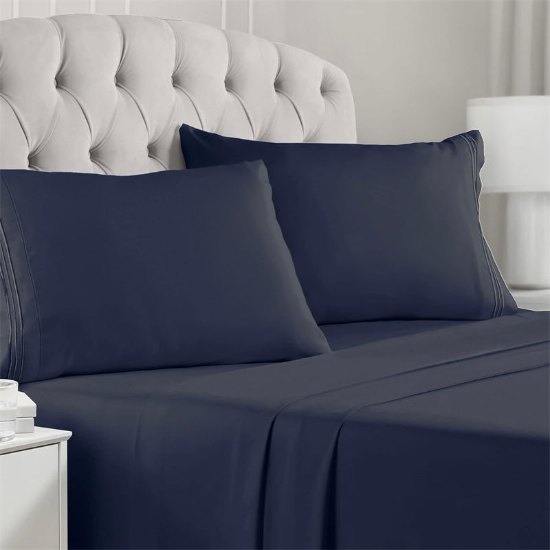 Dark Blue Outdoor Survival Bed Sheet