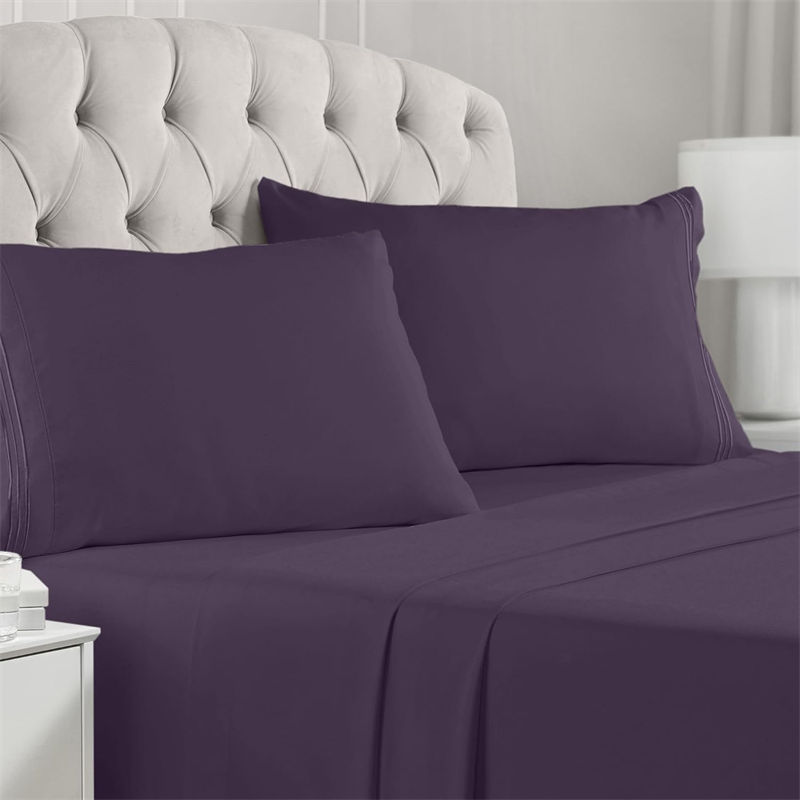 Dark Purple United Nations Give Away Bedding