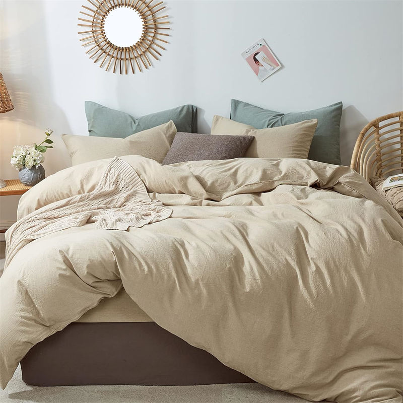 Khaki Disaster Relief Duvet Cover Set