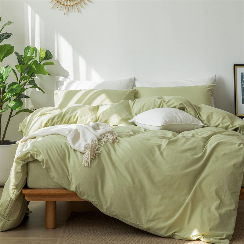 Green Refugee Rescue Duvet Cover Set