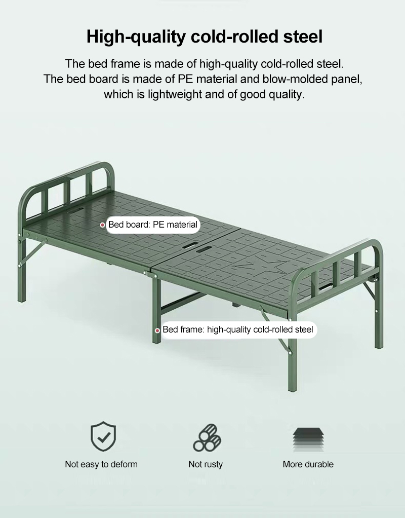 government reserve bed in military green