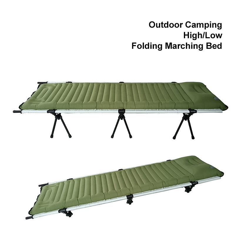 military green ergonomic army bed