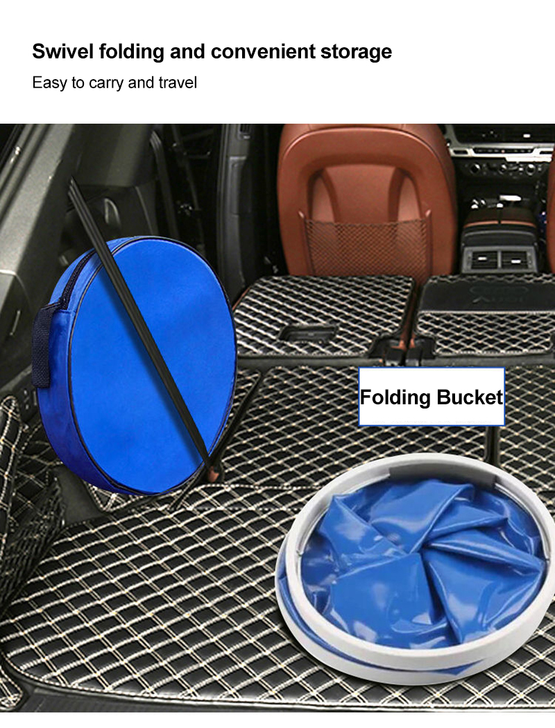 easy-to-carry post-disaster foldable bucket