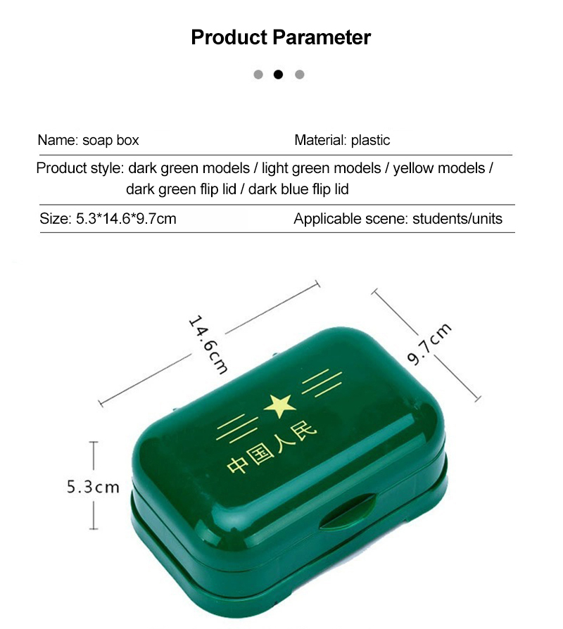 Resilient Material Government Reserve Supplies Soap Box