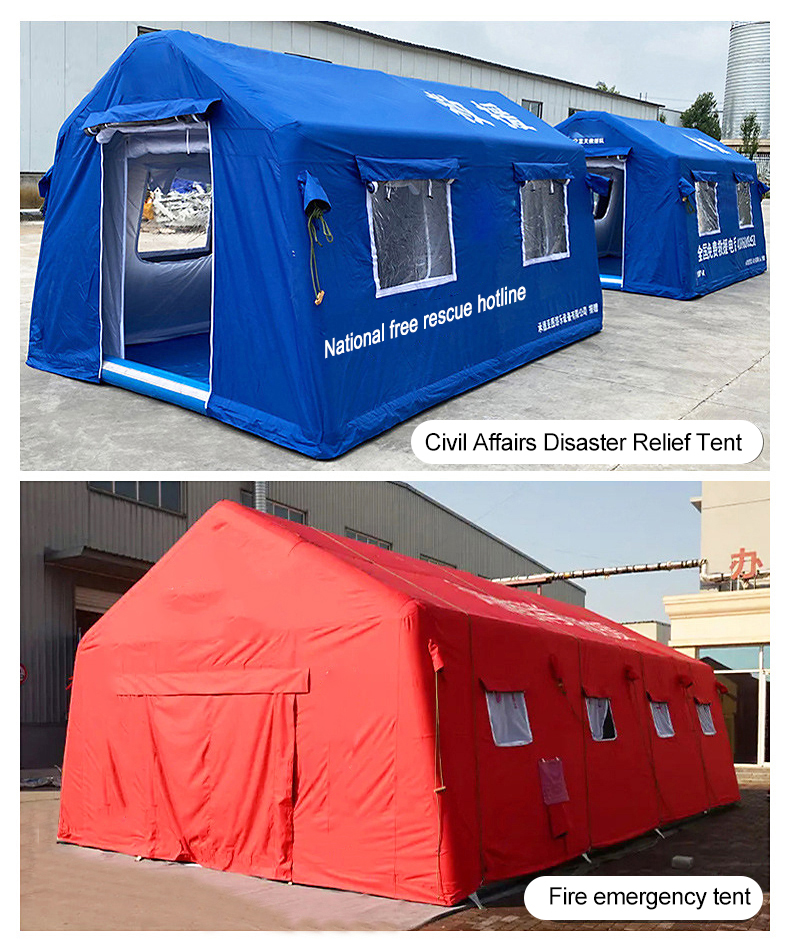 Functional Red Cross Reserves Inflatable Tent