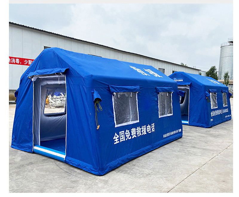 Blue Disaster Relief Inflatable Tent