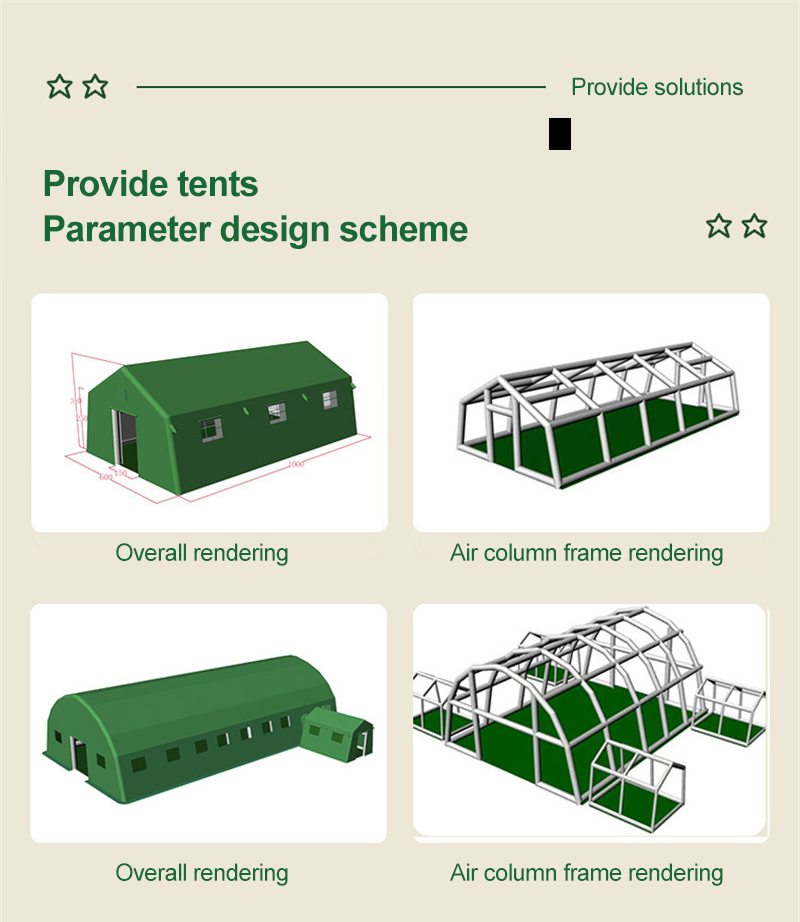 China Manufacturer Disaster Earthquake Rescue Inflatable Tent