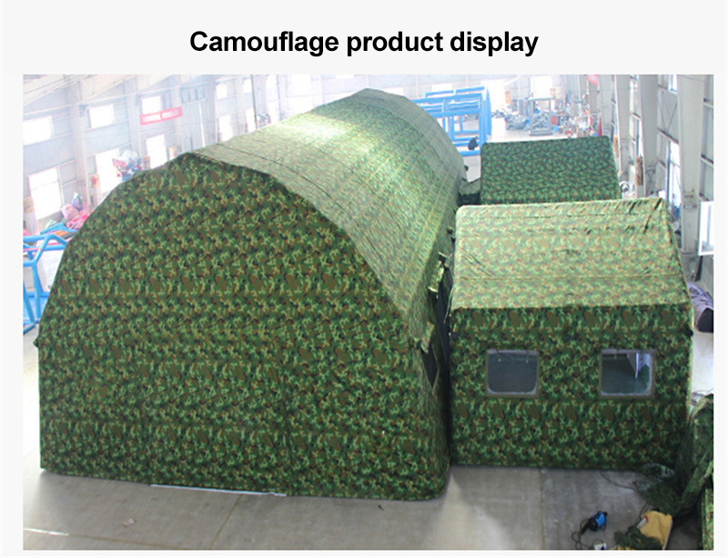 Military operation rainproof warm inflatable tent