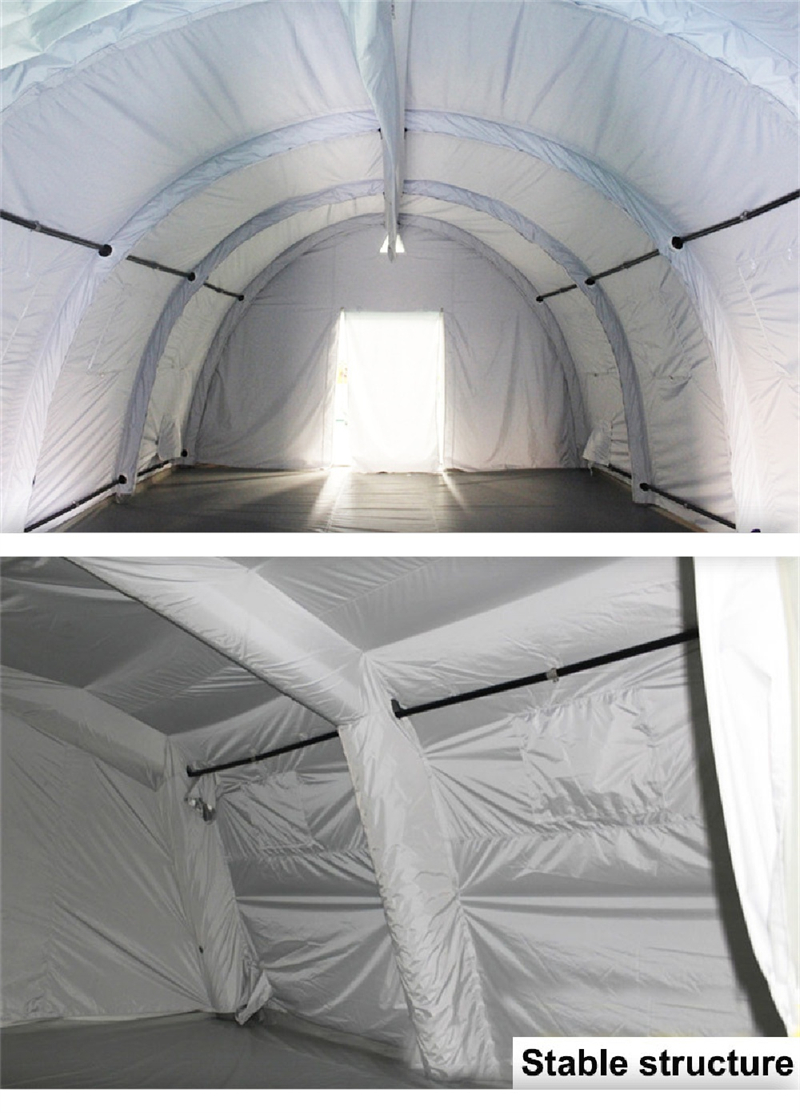 White Emergency Disaster Relief Supplies Inflatable Tent