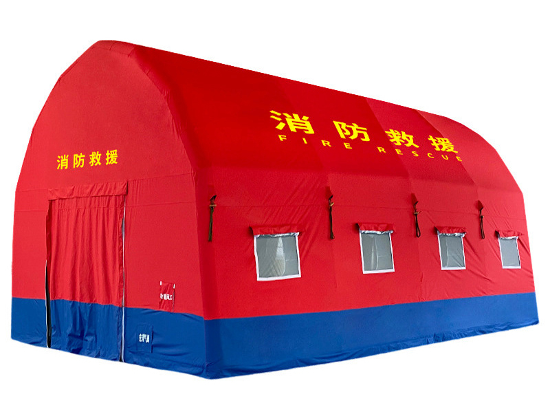 Ideal fire emergency inflatable tent