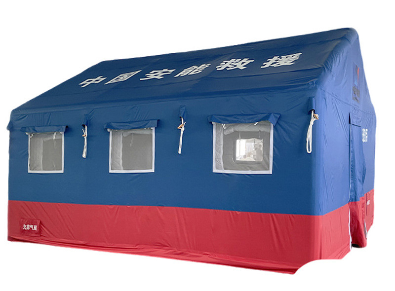 inflatable tent for fire disaster temporary shelter