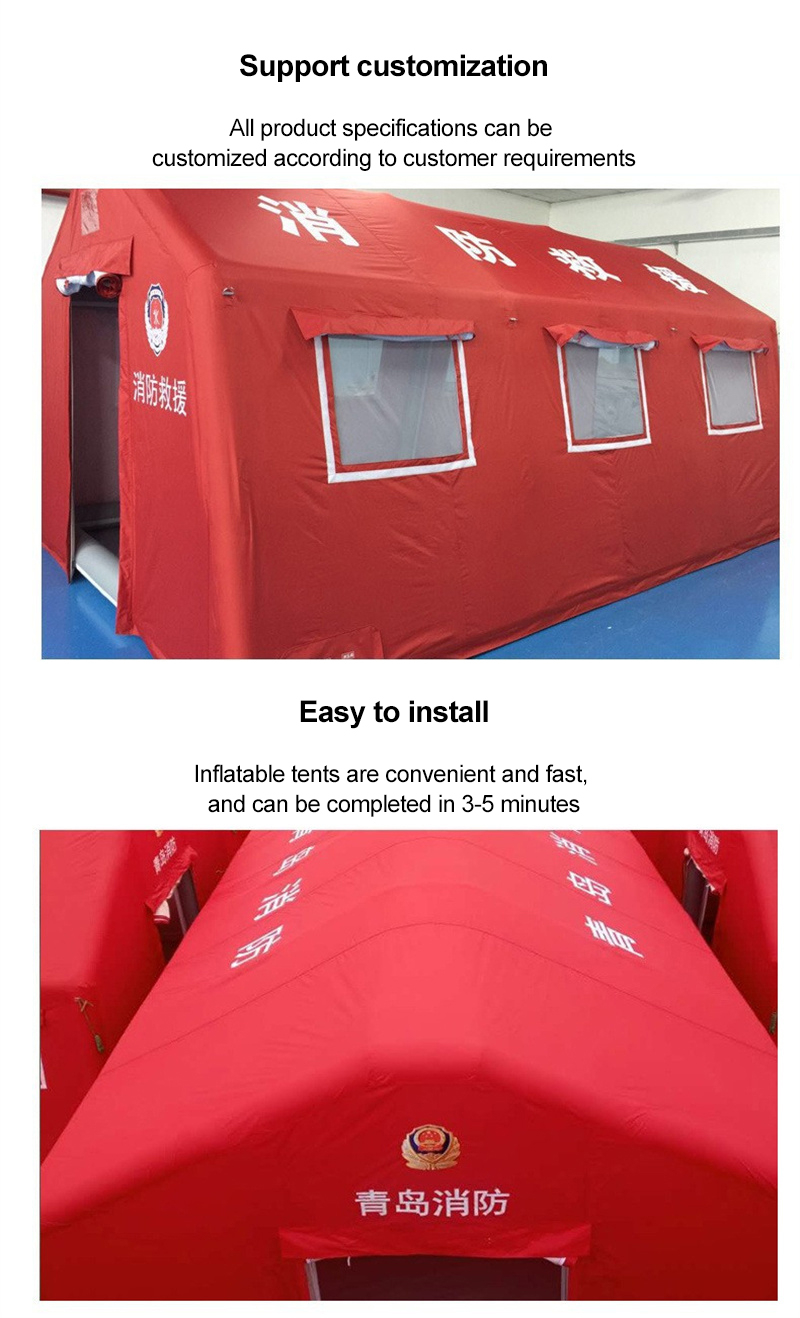 Fire Relief Rescue Inflatable Tent Useful