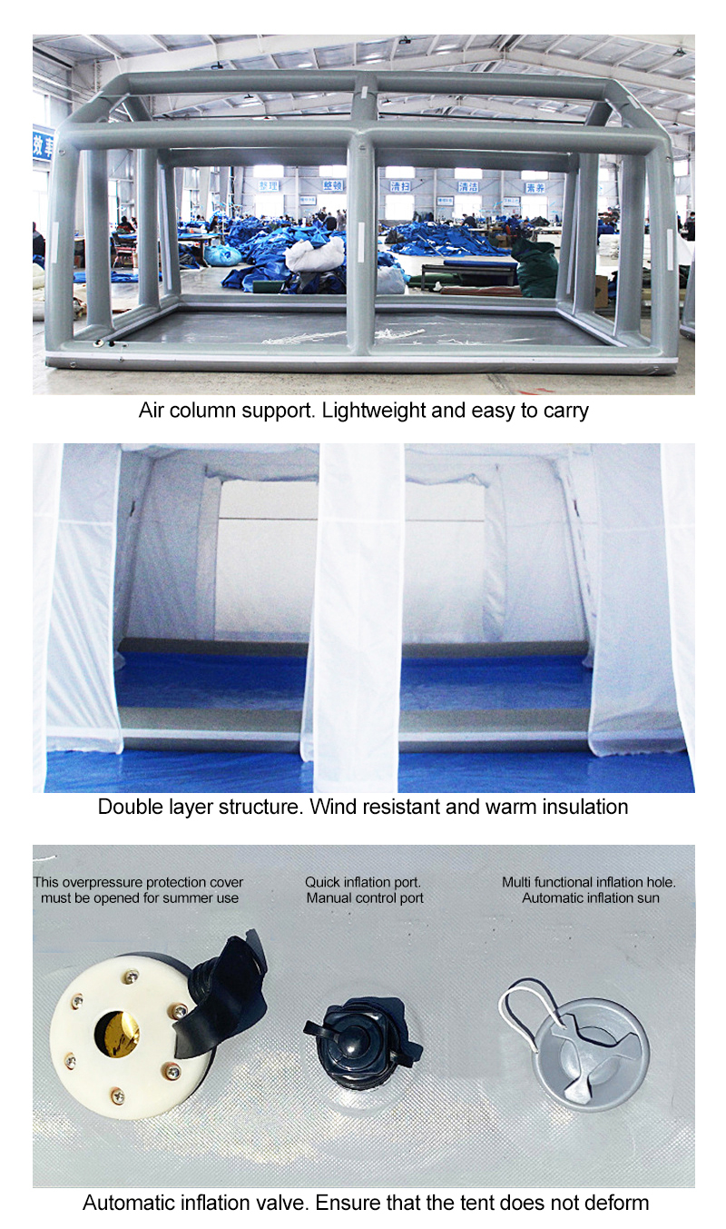 Durable Emergency Disaster Relief Shower Inflatable Tent