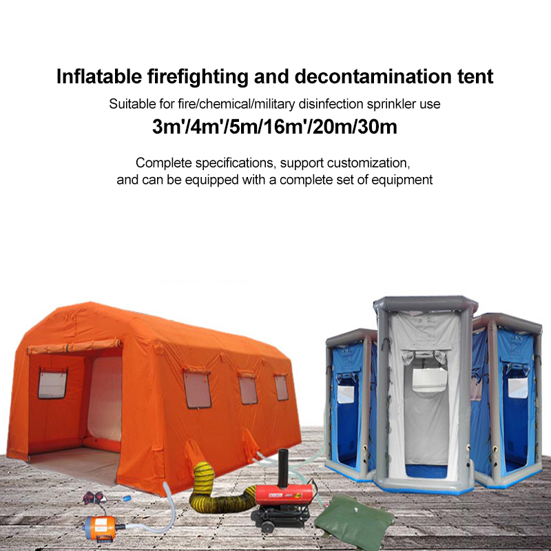 Safe Refugee Rescue Decontamination Inflatable Tent