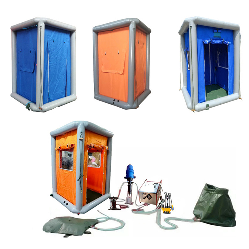 Functional Refugee Rescue Decontamination Inflatable Tent