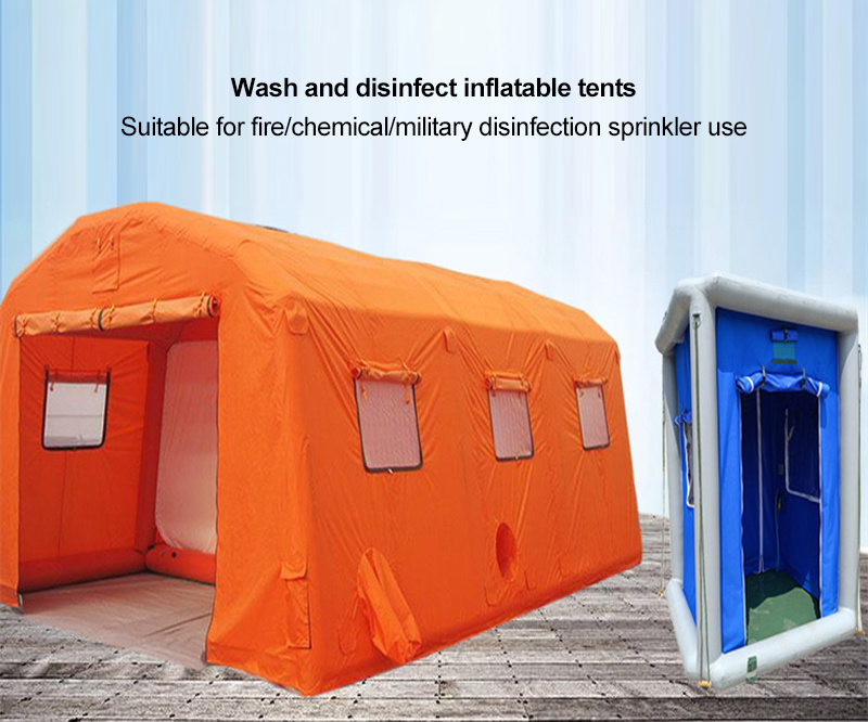 Safe Flood Relief Decontamination Inflatable Tent