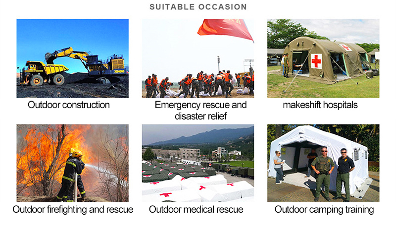 Protective Emergency Disaster Relief Inflatable Tent