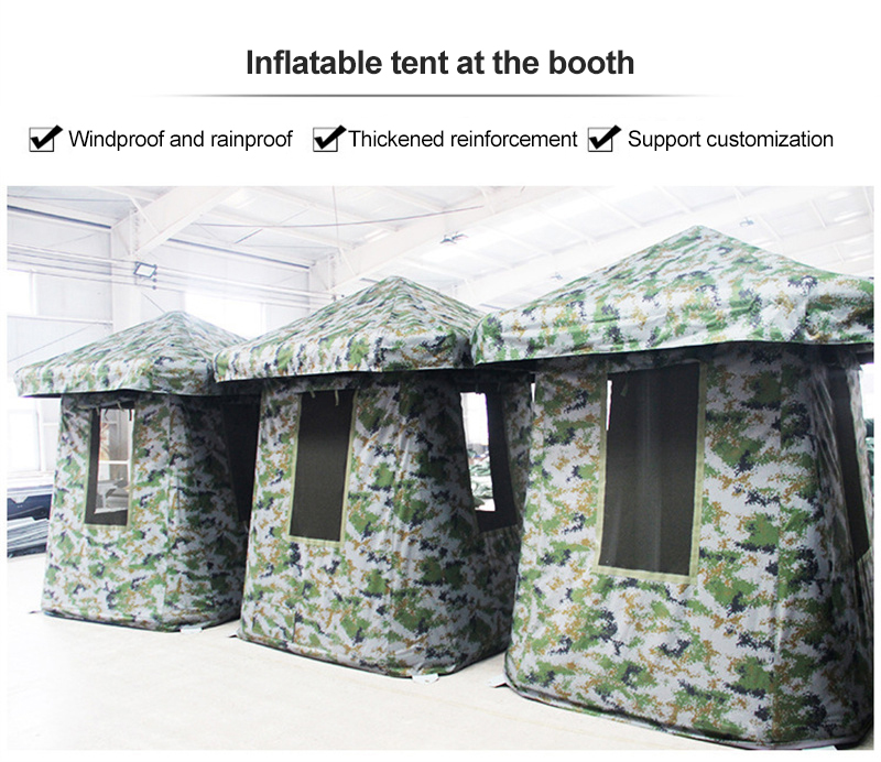 Weather Resistant Emergency Disaster Relief Booth Inflatable Tent