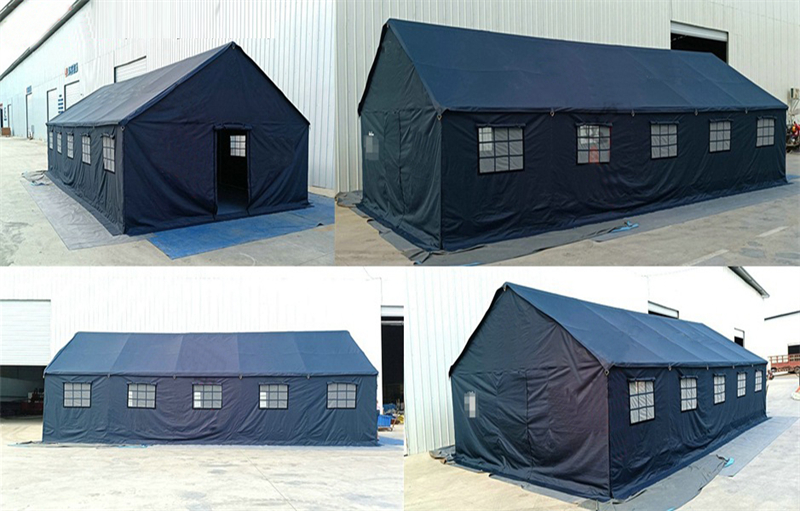 Emergency Navy blue isolation tent supplies