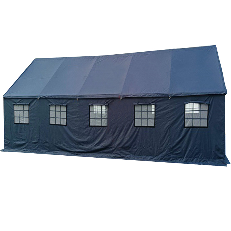 Disaster-resistant Navy blue isolation tent