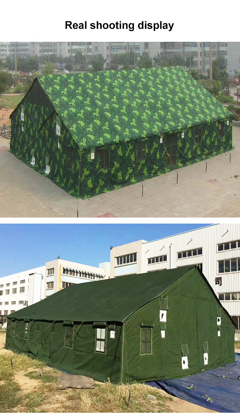 Military Green post-disaster tent