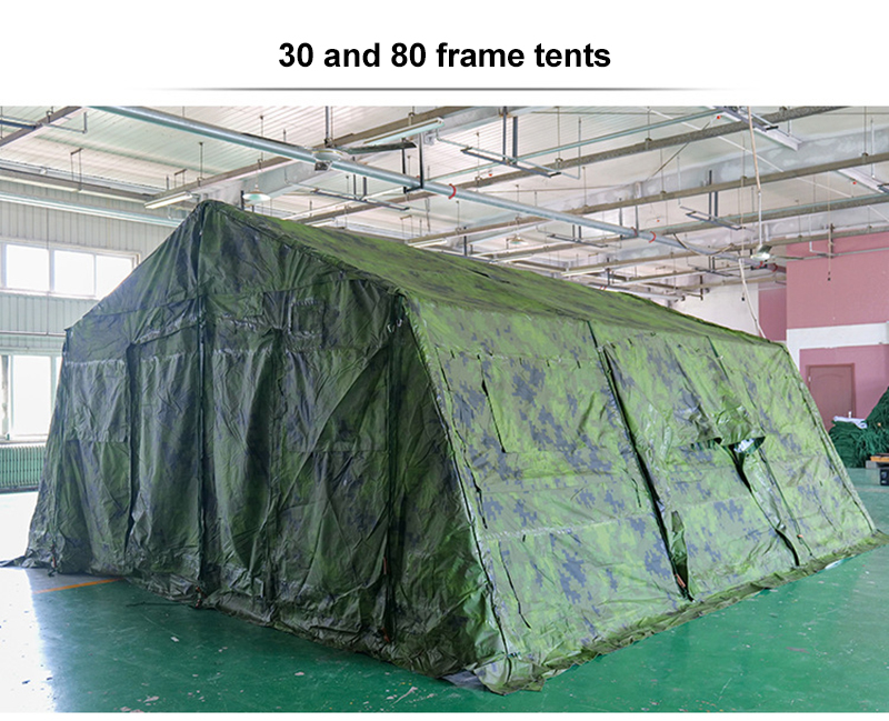 High-quality green relief tent materials