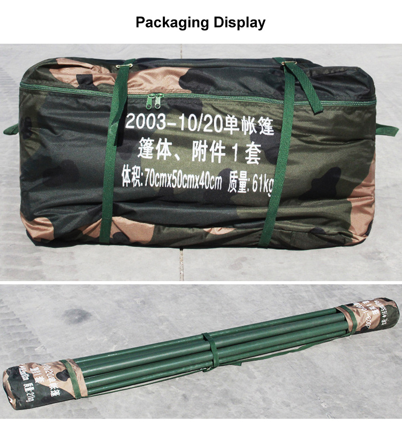 High-quality shelter tent materials