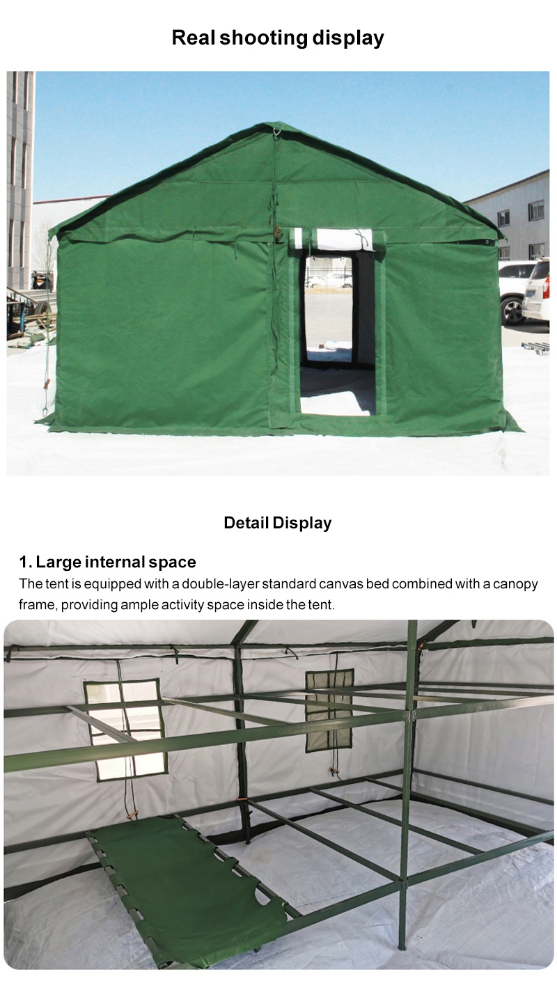 High-quality Green medical tent materials