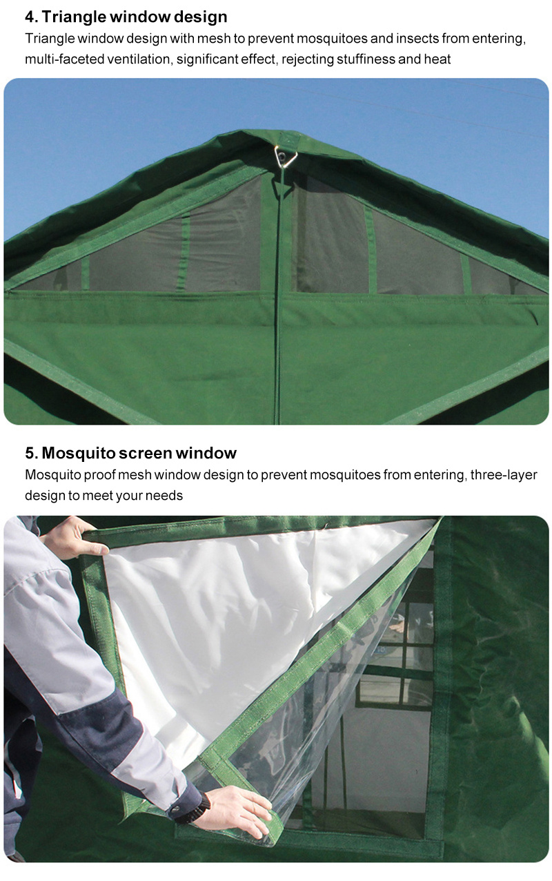 Professional Green medical tent product