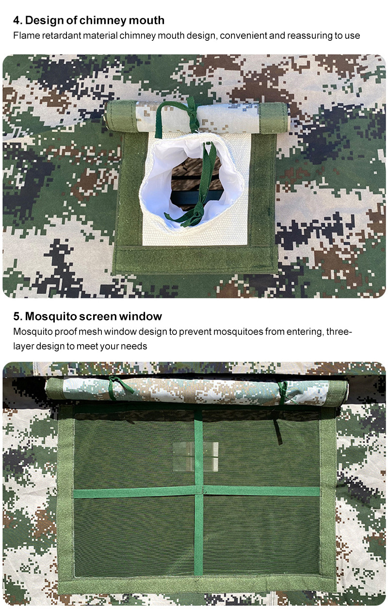 Camouflage quake tent made in China