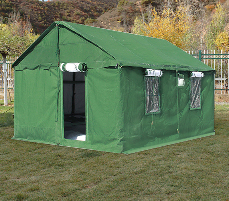 Green fire tent