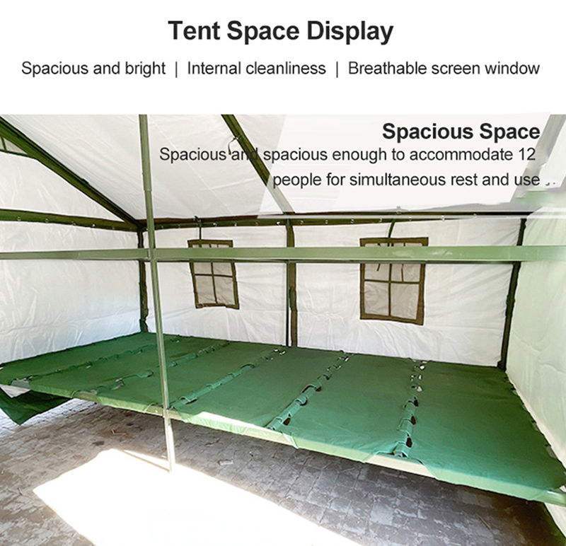 Modular Green fire tent