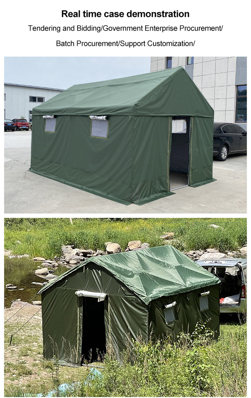 Earthquake-resistant quakeproof tent