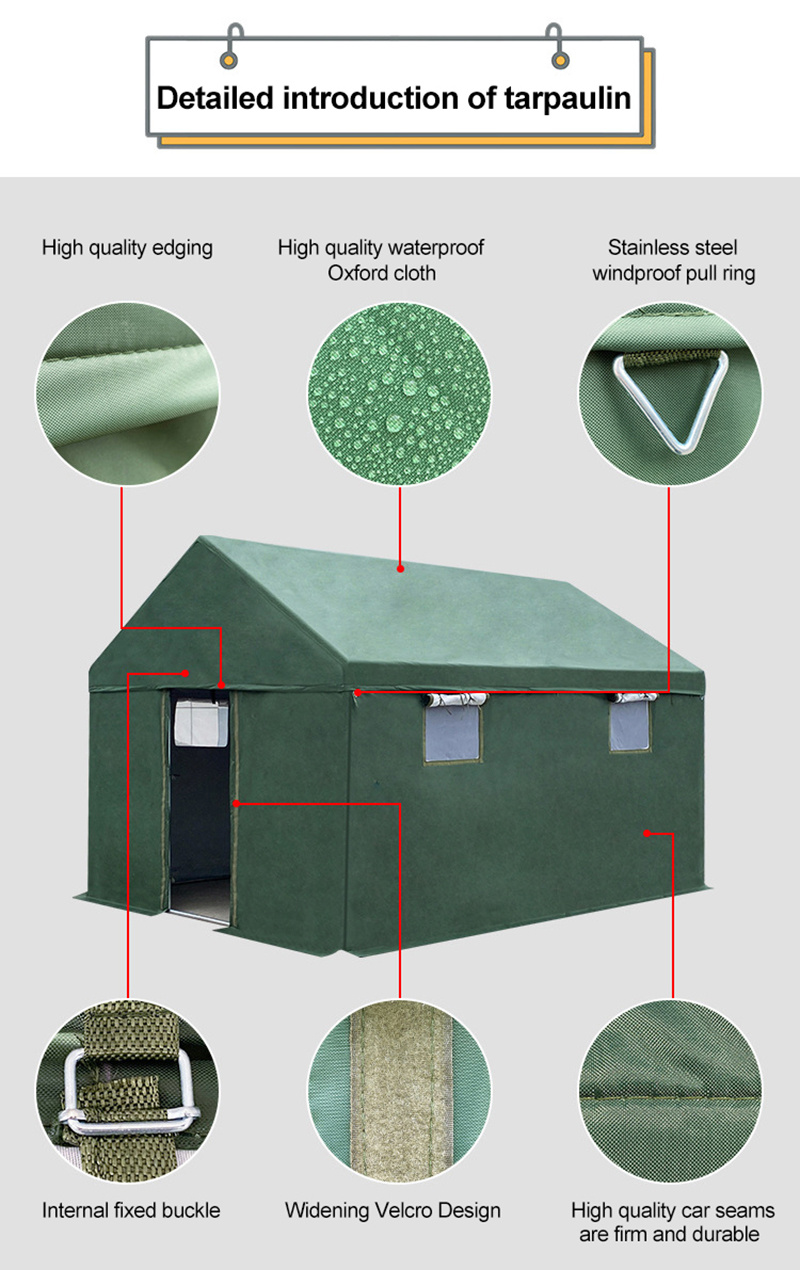 Emergency disaster relief Green engineering tent