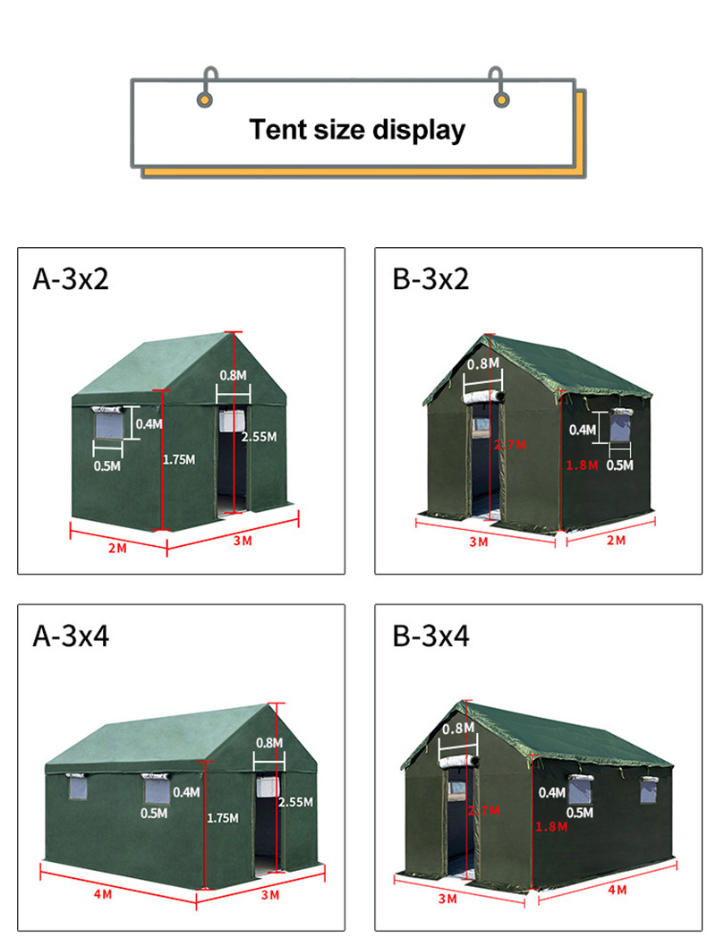 High-quality Green engineering tent