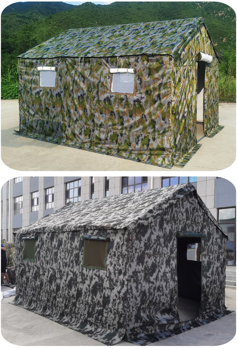 Camouflage rescue tent