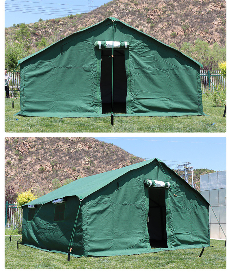 Emergency disaster relief Camo quake tent