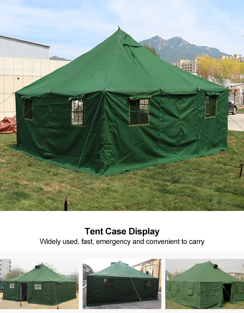 Military Green rescue tent