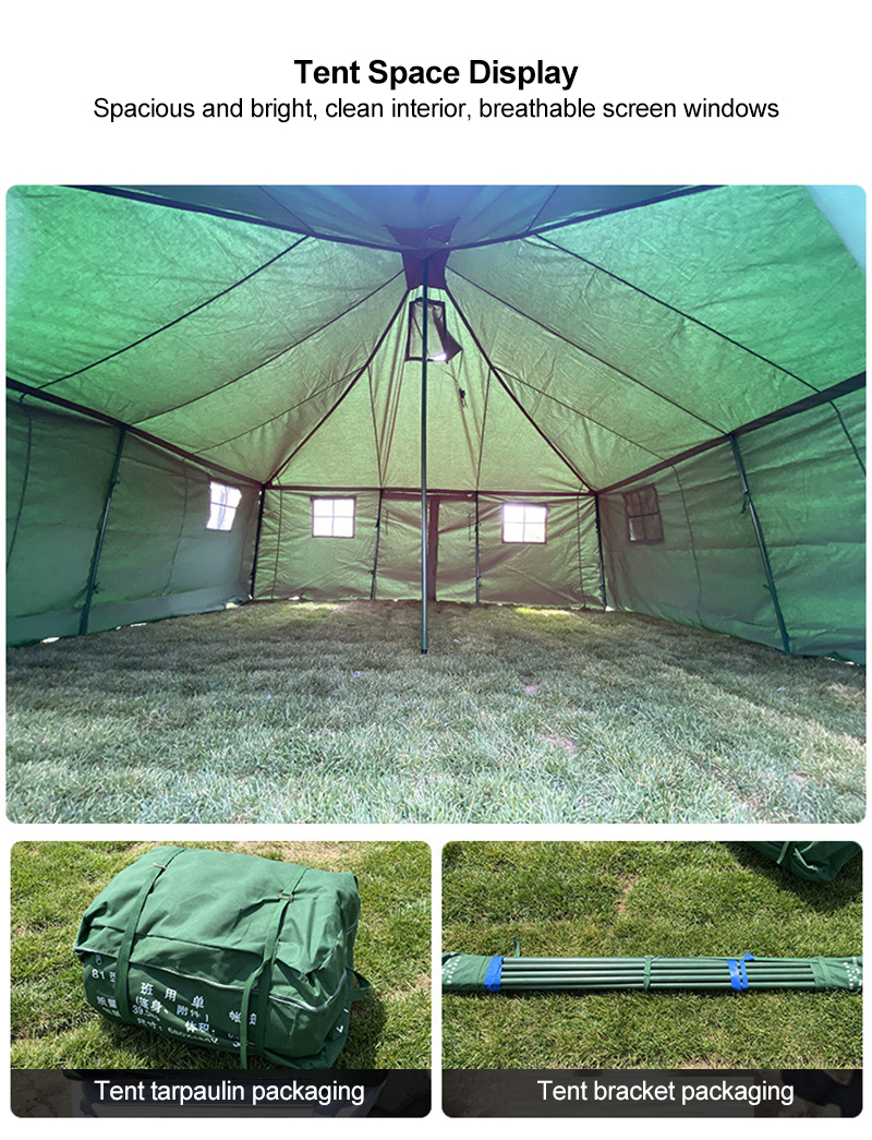 Practical Green rescue tent