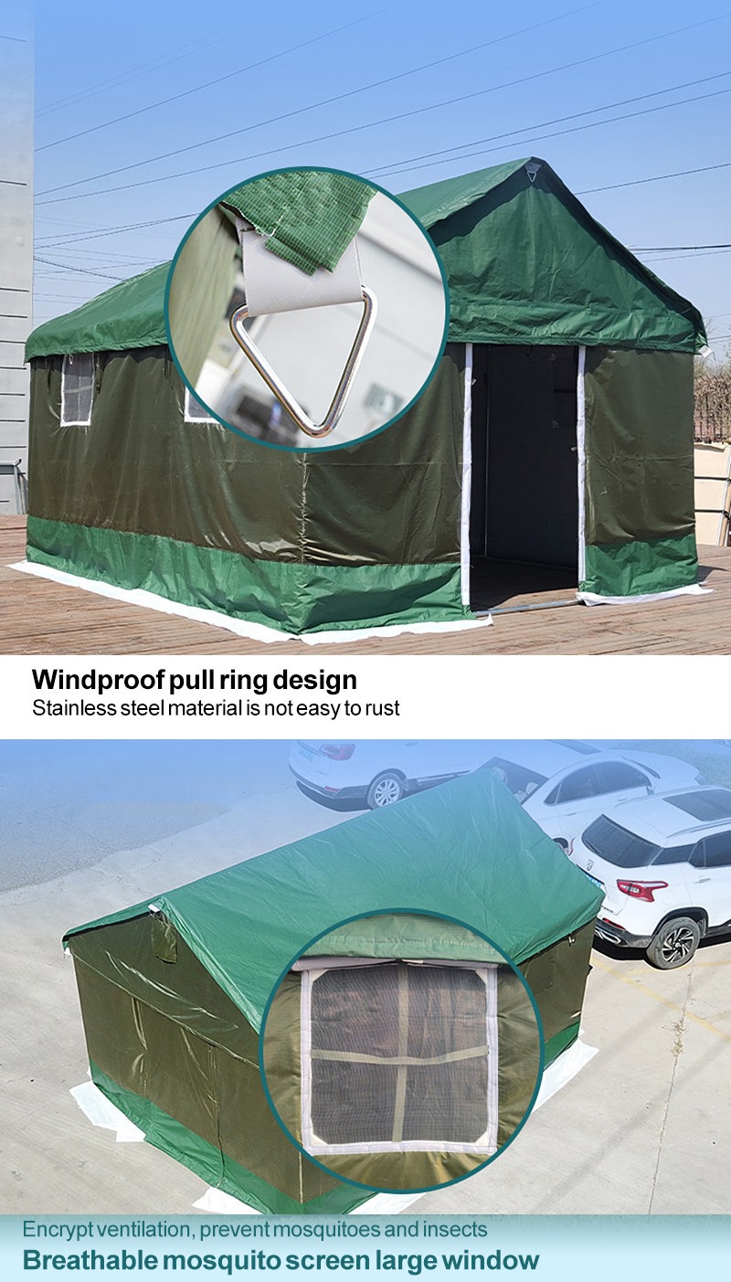 Emergency disaster relief Green tent