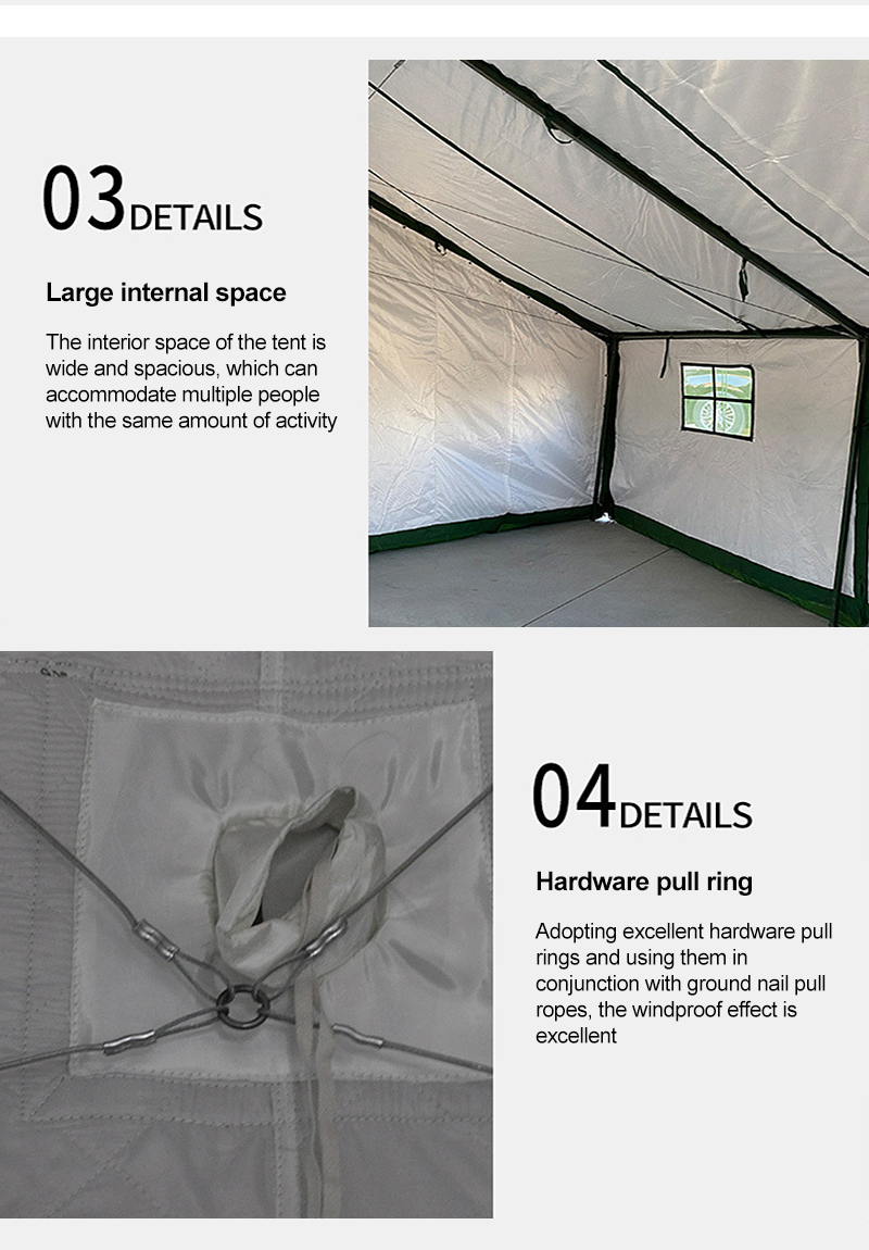 Green quake tent