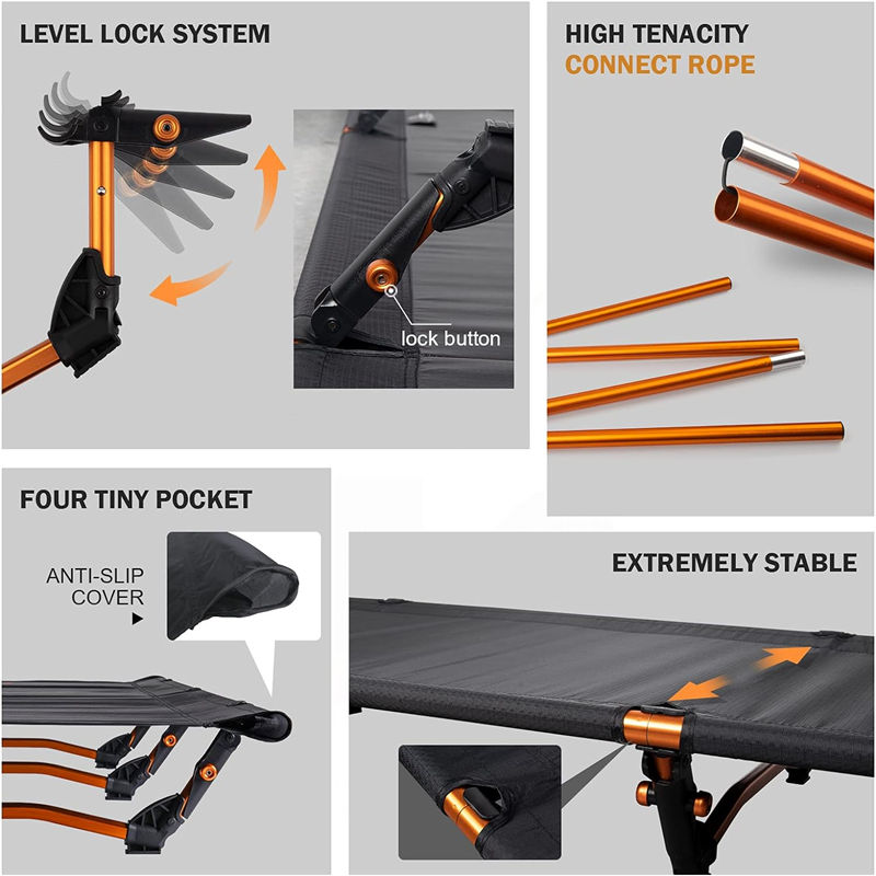 High-strength steel disaster bed