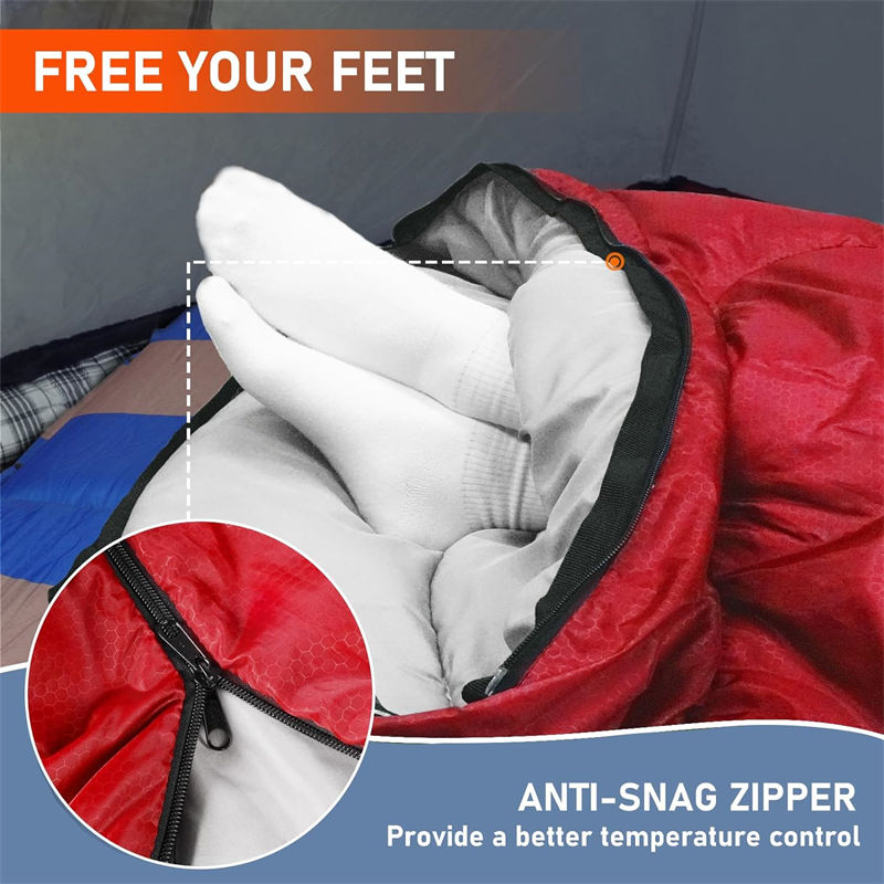 High-Quality Military Red Sleeping Bag Materials - YRF