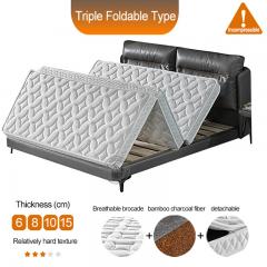 White Thick 12CM Foldable Mattress