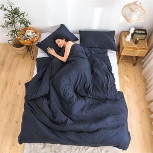 Dark Blue Institutional Donations Bedding Sets