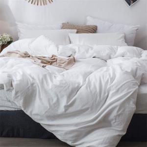 White Earthquake Disaster Duvet Cover Set